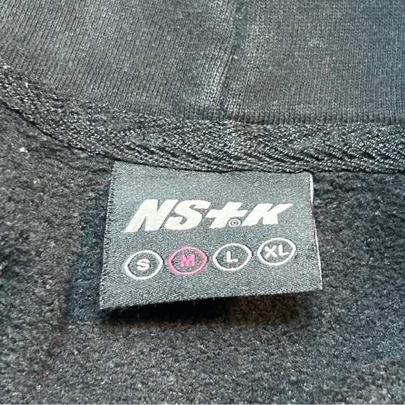 Kaifai NSTK Trilevel Colorblock Hoodie Black Red White Size M - Picture 3 of 6